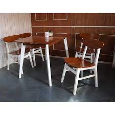 Deskripsi produk kursi ayunan kayu jati. Meja Makan Set Dinning Table Sets Kayu Jati 4 Kursi Finishing Cat Duco Dan Natural Semi Gloss Shopee Indonesia