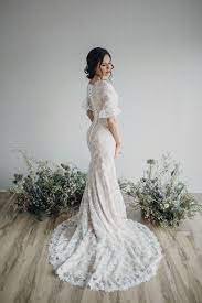 A demure take on classic bridalwear, our modest wedding dresses offer a bit more coverage without sacrificing personality or design. 25 Modest Mermaid Wedding Dresses Lds Wedding Mermaid Wedding Dress With Sleeves Modest Wedding Dress Mermaid Modest Wedding Dresses Lds