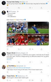 Mason mount kid pes 21 is always the best football game in the world. Eden Hazard Vibes Chelsea Fans Go Nuts Over Mason Mount S Liverpool Goal Football London