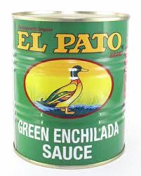 The green & red enchilada sauces are delicious. Green Enchilada Sauce By El Pato