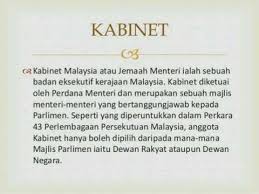 Sistem peradilan di malaysia adalah sistem pengadilan federal yang beroperasi secara merata di seluruh negeri. Sistem Kabinet Youtube
