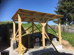 Unterstand Mit Dach Aus Osb Platten Unterstand Dach