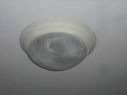 If your new light fixture doesn't match your old mount type, you'll have to remove the bracket from the junction box and change the screws. Changing A Bulb In A Flush Mount Fixture Doityourself Com Community Forums