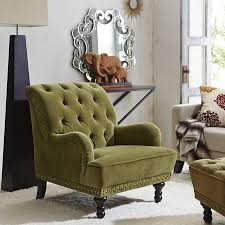 Furniture home baby patio & garden accent stools arm chairs armless chairs barrel chairs bean bag chairs bistro chairs chair and a half chair and ottoman sets classroom chairs club. Chas Olive Green Velvet Armchair Goodglance