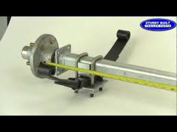 How To Measure An Axle Video From Sturdy Built Trailer Parts