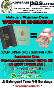 Pinjaman tanpa jaminan di tulungagung / plashback koperasi umkm tulungagung 2017 hingga 2020. Pinjaman Tanpa Bi Checking No Ribet