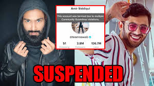 Why carryminati's youtube vs tiktok video got removed? Tiktok Vs Youtube Controversy Amir Siddiqui S Tiktok Account Suspended Is Carryminati Happy Iwmbuzz