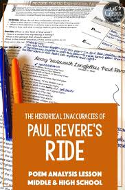 Explore Henry Wadsworth Longfellow S Famous Poem Paul Revere S Ride By Not Just Analyzing His Words And Emo Paul Revere S Ride Poetry Analysis Poetry Lessons