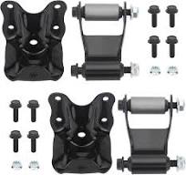 Rear Leaf Spring Shackles Hanger Brackets Repair Kit Fit For 1986-2011 Ford  Ranger,1994-2010 Mazda B2300/B3000/B400,1998-2001 Mazda ...