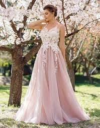 Light Pink Lace Applique Long Prom Dress Evening Dress Pink Tulle Long Bridesmaid Dress Cute Prom Dresses Evening Dresses Prom Pretty Prom Dresses