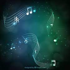 Green Music Background In 2021 Music Backgrounds Creative Background Dark Blue Background