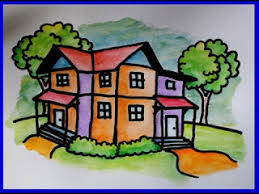 Gambar rumah lukisan anak sd. 49 Gambar Rumah Anak Anak Tk Terbaru Lingkar Png