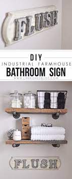 41 Incredible Farmhouse Decor Ideas Diy Joy Diy Bathroom Decor Industrial Farmhouse Bathroom Diy Farmhouse Decor
