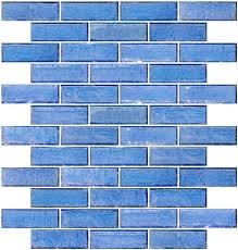 Iridescent bathroom tile 2021 iridescent bathroom tiles are a kind of innovation and the latest trend in the world of home remodeling and renovation. Susan Jablon Mosaics 1x3 Inch Medium Blue Iridescent Glass Subway Tile Buy Online In Dominica At Dominica Desertcart Com Productid 13706306