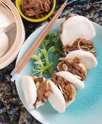 Korean Style Bao Buns With Pulled Brisket By Simply Beef Lamb Bao Buns Healthy Beef Recipes Food