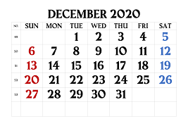 Editable December 2020 Calendar Printable Template We offer printable calendars for all the months for free. editable december 2020 calendar