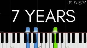 Lukas Graham 7 Years Easy Piano Tutorial Youtube Piano Tutorial Easy Piano Learn Piano
