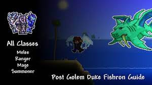 Post-Golem Duke Fishron Boss Guide | Terraria 1.4.2 Journey's End | Master  Mode | All Classes - YouTube