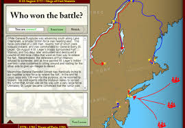 American War For Independence Interactive Map Neh Edsitement
