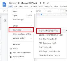 A general view that reminds you of word 2016. How To Convert Google Docs To Microsoft Word Make Tech Easier