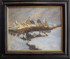 Sold for $250 on jan 01, 2014 M Schmidt Peaks At Sunset For Sale At 1stdibs
