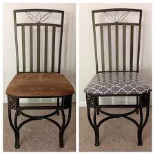 diy recover kitchen chairs makeover