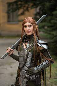 Female armor kit made of blackened spring steel dark star for sale. Skyrim High Elf Cosplay Costume Skyrim Cosplay Armor Tes Etsy