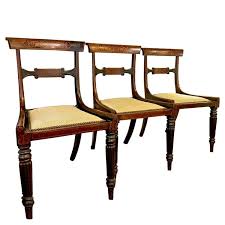 Regency Inlaid Rosewood Dining Chairs C 1810 20 Set Of Four Dining Chairs Rosewood Dining Chairs Chair