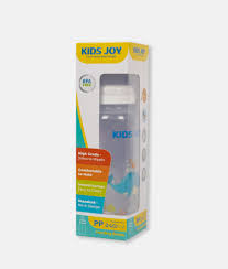 Feeding bottle plastic 240ml white