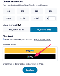 No?  until recently, me neither. How Do I Use Google Pay To Donate Actblue Support