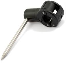 Black aluminum telescopic bank stick. Fox Black Label Qr Stabiliser Befestigung Fur Banksticks