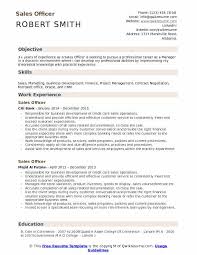 It adapts to all types of personalities and job offers. Sales Officer Resume Samples Qwikresume