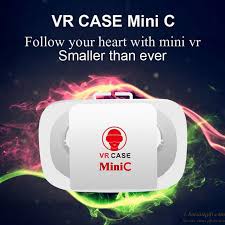 Índice de videojuegos de juegos de realidad virtual. Vr Box Mini C Portatil Realidad Virtual Gafas Vr 3d Para Telefonos Inteligentes 4 7 5 5inch Regalo De La Venta Caliente