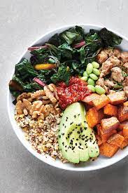 Recipe Turkey Chard And Sweet Potato Grain Bowl Recipe Whole Food Recipes Grain Bowl Grain Bowl Recipe