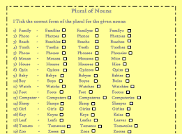 163 Free Singular Plural Nouns Worksheets