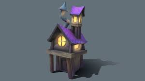 Fantasytoonenv A 3d Model Collection By Direwar Mdirewarv Sketchfab In 2020 3d Model Collection Medieval Houses