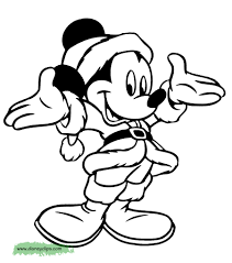 Mickey mouse christmas coloring pages. Mickey Mouse Coloring Pages Christmas Coloring And Drawing