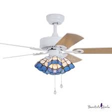 Choose from a wide selection of finishes to fit your decor. Blue Orange Dome Led Ceiling Fan 4 Lights Tiffany Glass Ceiling Light For Hotel Restaurant Beautifulhalo Com