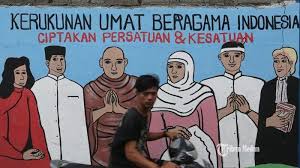 Gambar contoh poster terbaik dan kualitas hd. Berita Foto Mural Kerukunan Umat Beragama Hiasi Sudut Gang Di Kota Medan Tribun Medan