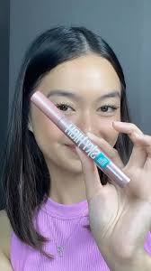 My secret to sky high lashes? I power up with the newest Maybelline Sky  High Boosting Serum! Just a quick day and night application gives me the  lashes I’ve always dreamed of— no falsies needed! , ...