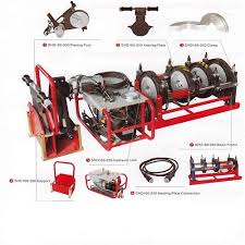 Mesin penyambung pipa,digunakan untuk menghubungkan/menyambung pipa ke pipa dan pipa ke fitting seperti elbow, tee, wye dan stub end tanpa peralatan tambahan dengan hanya menyesuaikan clamp. Mesin Hdpe Cv Karya Pelita