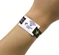 Fabric Nylon Wristband Plastic 125kHz 13.56MHz NFC RFID Event Wristbands  for Events