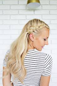 13.quick and easy knotted half up. Half Up Braids With Mermaid Waves A Beautiful Mess