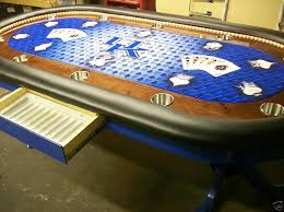 University Of Kentucky Wildcats Logo Ncaa College Sports Custom Felt Team Colors Poker Table Custom Poker Tables Poker Table For Sale