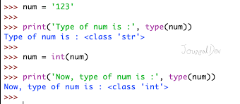 Number = int (input ()); Python String To Int Int To String Journaldev