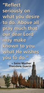 For it is his representative. Pin On Saint Mother Theodore Guerin