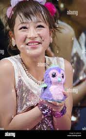 Tokyo, Japan. 1st June, 2017. (28 year old) Nana Suzuki of Japan attended  the announcement of Takara Tomy's new arrival toy ''Hatchimals''.  Hatchimals are a popular toy among kids around the world.