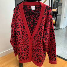 Anine Bing Sweaters Anine Bing Justine Leopard Print Cardigan L Poshmark