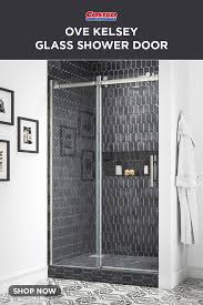 Ove Kelsey 48 Tempered Glass Shower Door Glass Shower Doors Tempered Glass Shower Doors Shower Doors
