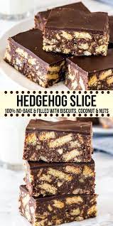 Hedgehog Slice Recipe Desserts Baking Recipes Baking